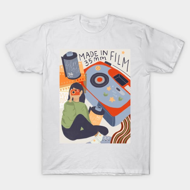 Made in 35mm Film T-Shirt by aaalou